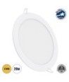 GLOBOSTAR® PANELO 60190 Χωνευτό Panel Οροφής LED 20W 2060lm 120° AC 220-240V IP20 Θερμό Λευκό 2700K - Lumileds SMD Chip & TÜV SÜD Driver - Λευκό Γαλακτερό - Μ22.2 x Π22.2 x Υ1.9cm - Q20cm - 3 Χρόνια Εγγύηση
